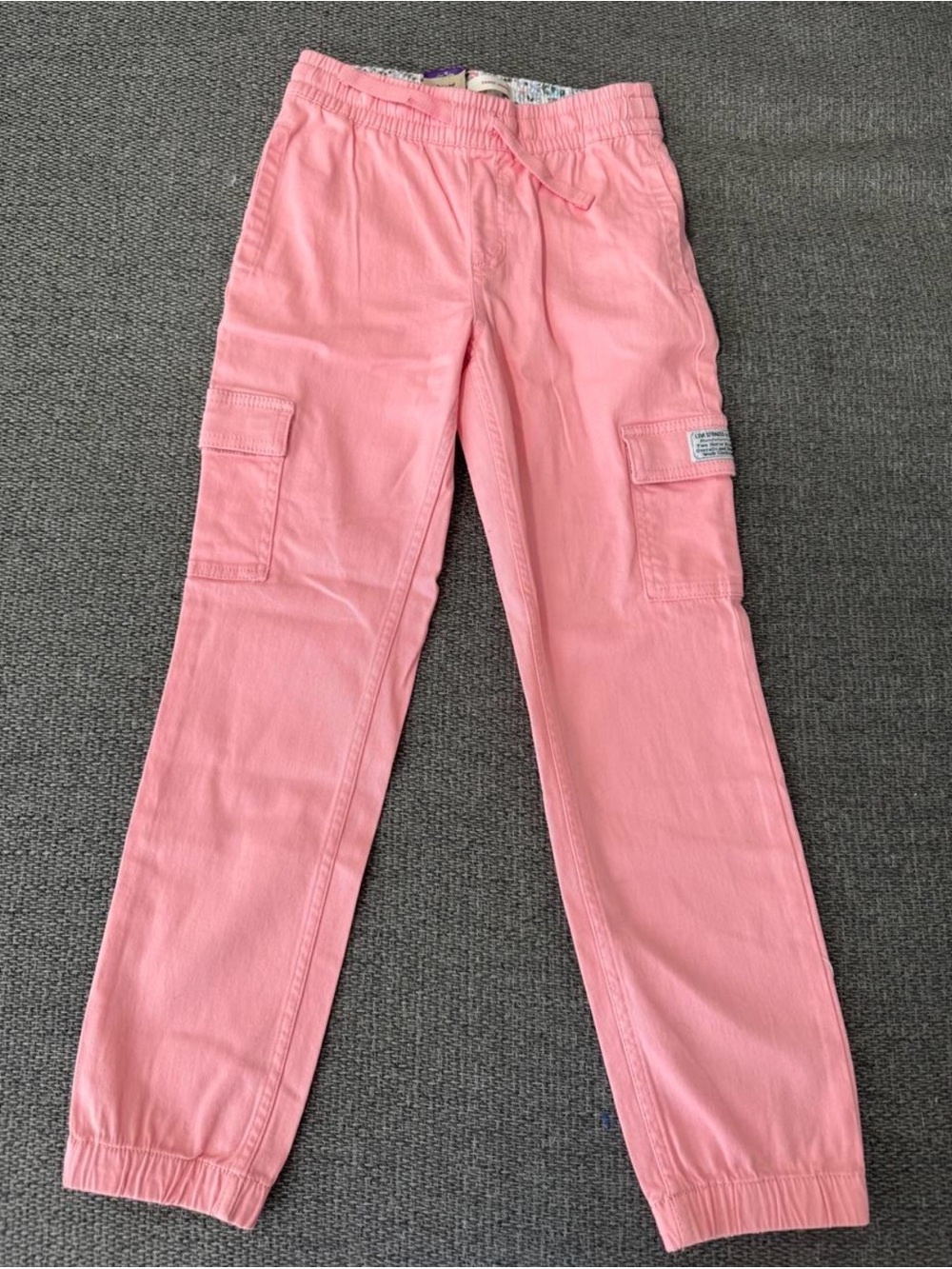 Girls' Pink Levi’s Cargo Jogger Pants